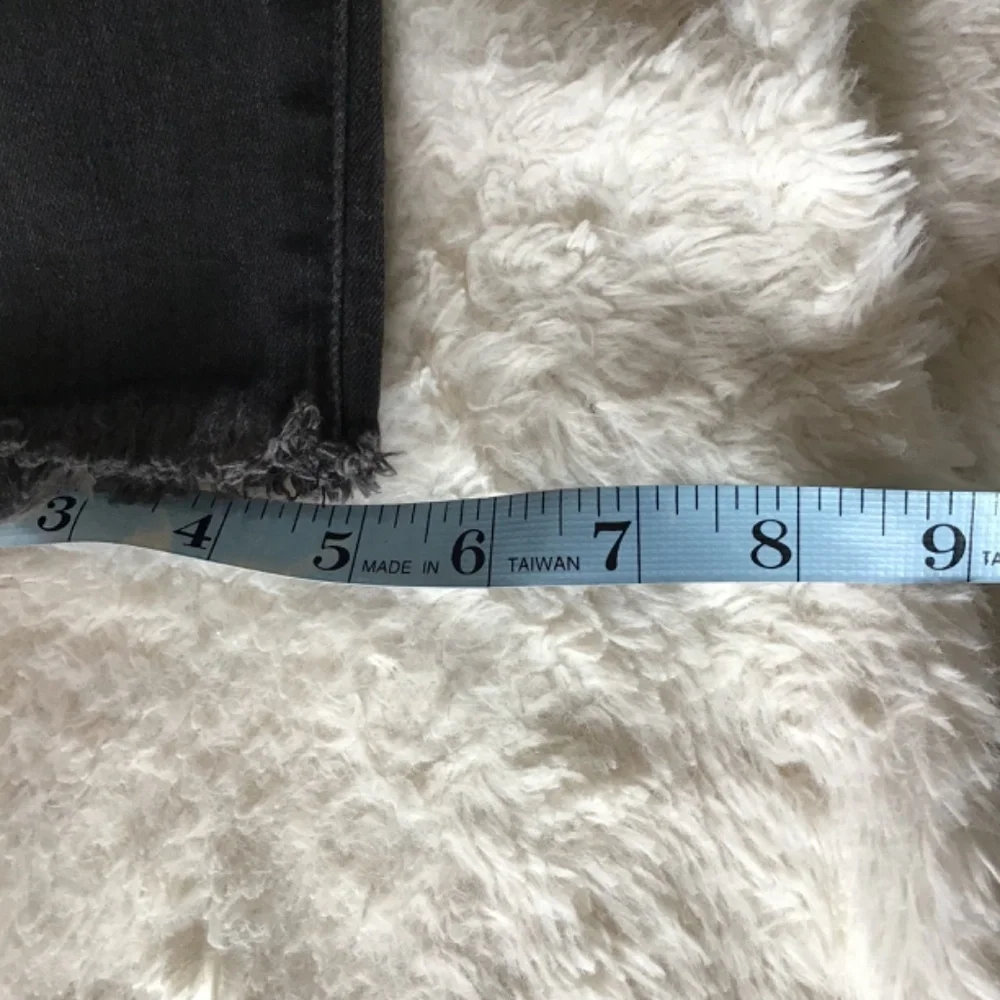 Madewell Women Size 25P 10” High-Rise Skinny Jeans Berkeley Black Button Fly - Picture 11 of 12